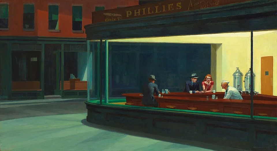 Nighthawks, by Edward Hopper