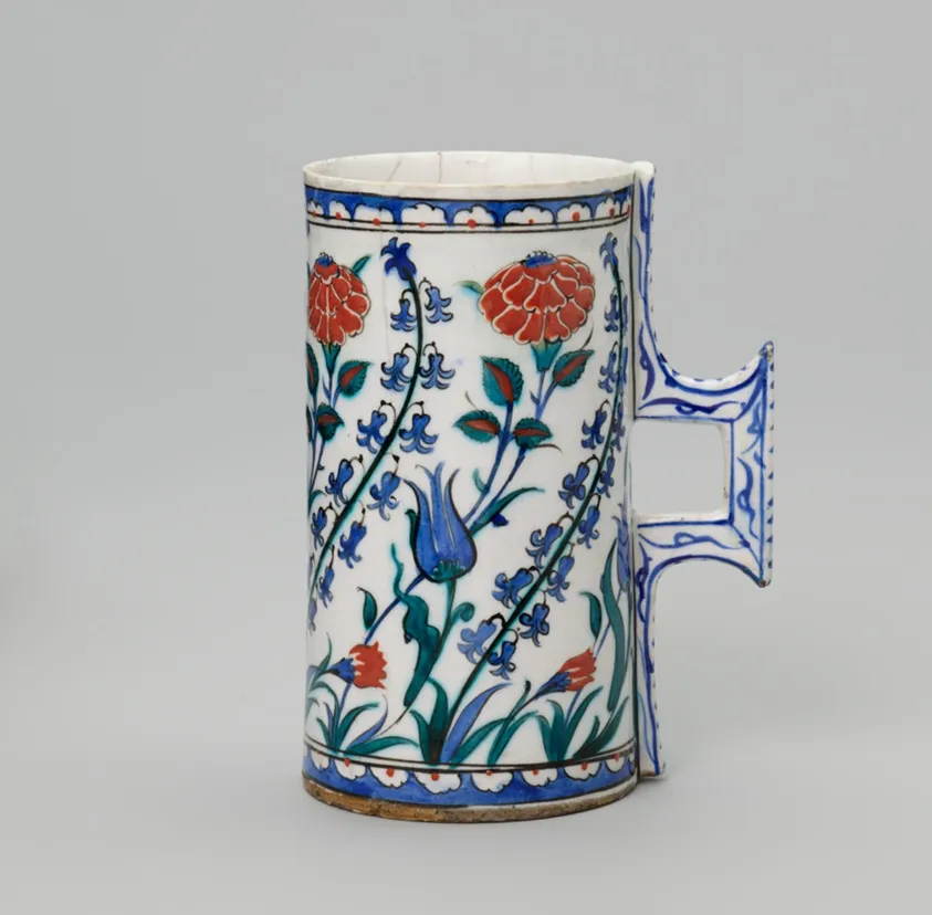 Tankard (Hanap) with Tulips, Hyacinths, Roses, and Carnations, by Islamic