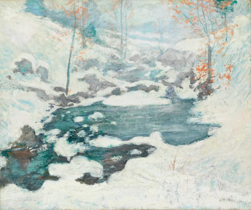 Icebound, by John Henry Twachtman