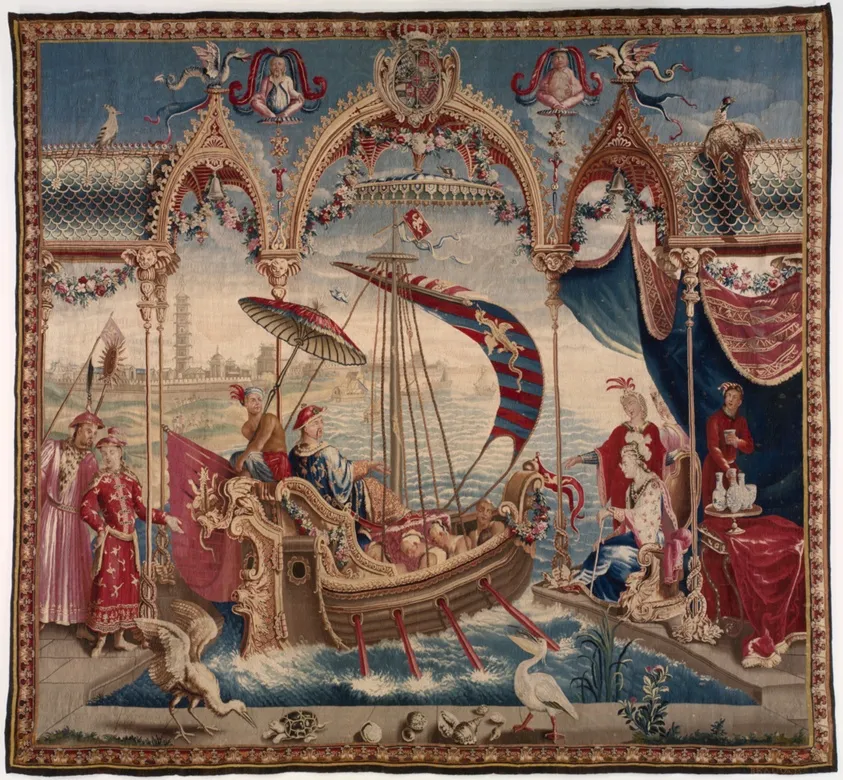 The Emperor Sailing from The Story of the Emperor of China, by Guy-Louis Vernansal