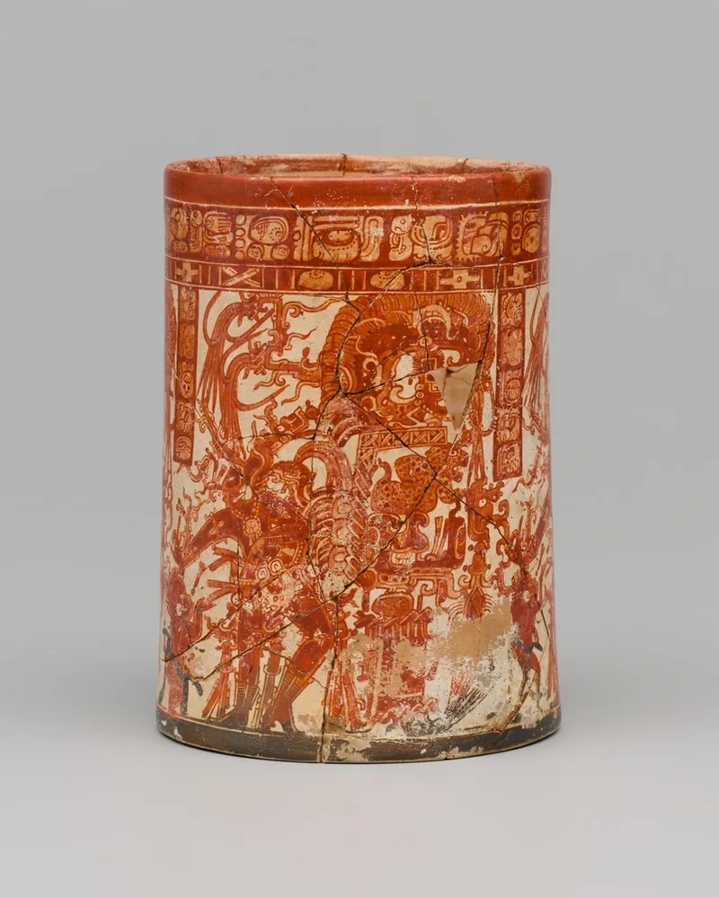 Vessel with Dancing Maize Gods, by Aj Maxam