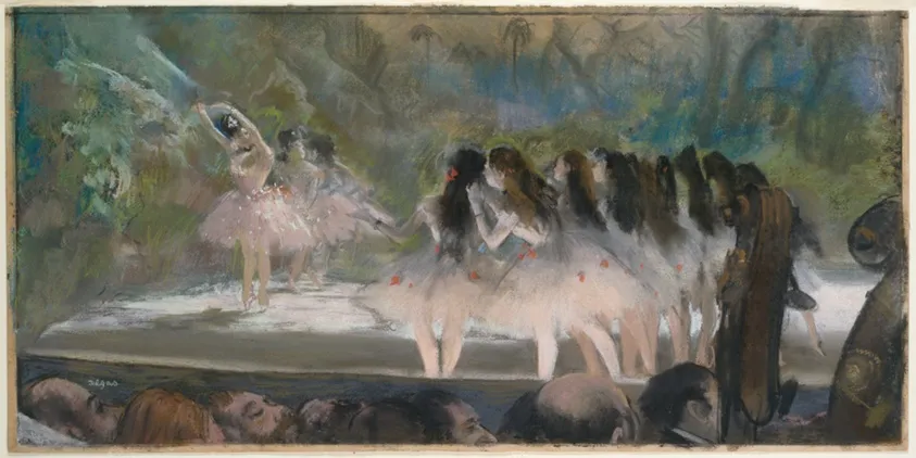 Ballet at the Paris Opéra, by Hilaire Germain Edgar Degas