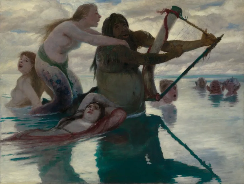 In the Sea, by Arnold Böcklin