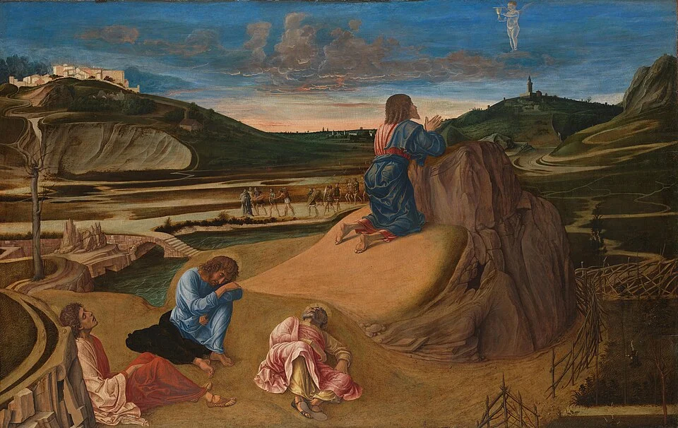Prayer of Christ in the Garden of Gethsemane, by Giovanni Bellini