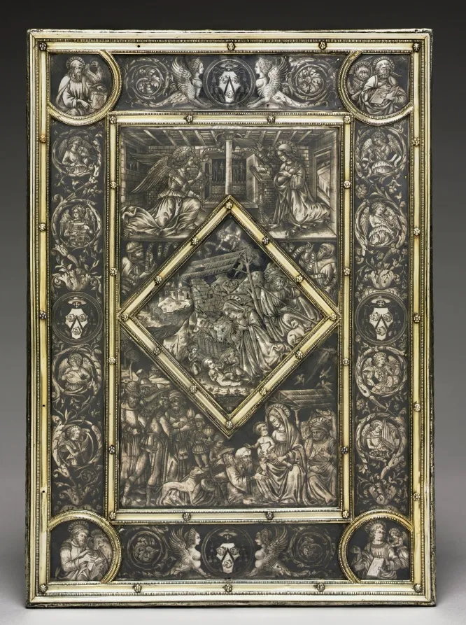 Front Cover for a Gospel Book of French Cardinal Jean La Balou (1421–1491), by Unknown artist