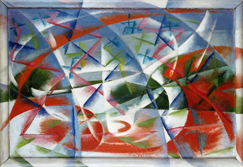 Abstract Speed + Sound, by Giacomo Balla