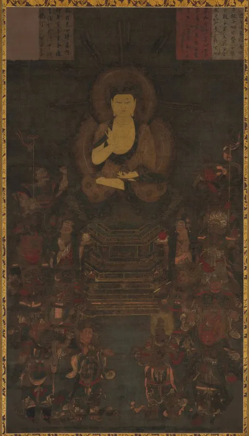 Medicine Master Buddha and the Twelve Divine Generals, by Unknown artist