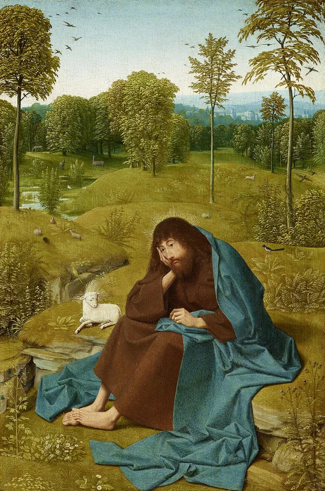 John the Baptist in the Wilderness, by Geertgen tot Sint Jans