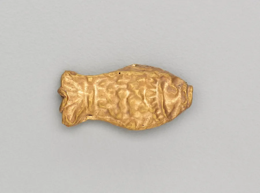 Necklace Bead in the Form of a Fish, by Unknown artist