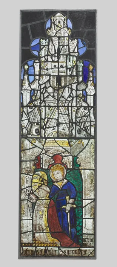 Saint Catherine with a Kneeling Male Donor, by Unknown artist