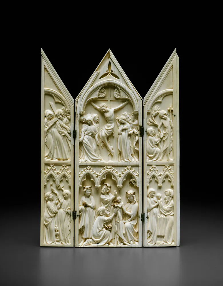 Triptych with Scenes from the Life of Christ, by German