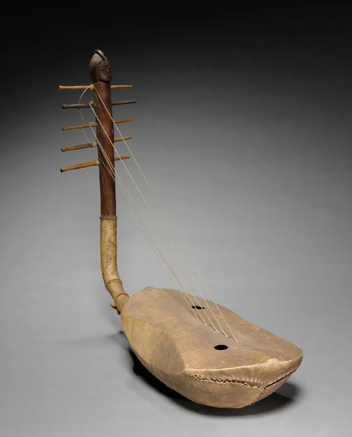 Figurative harp (domu or kundi), by Unknown artist