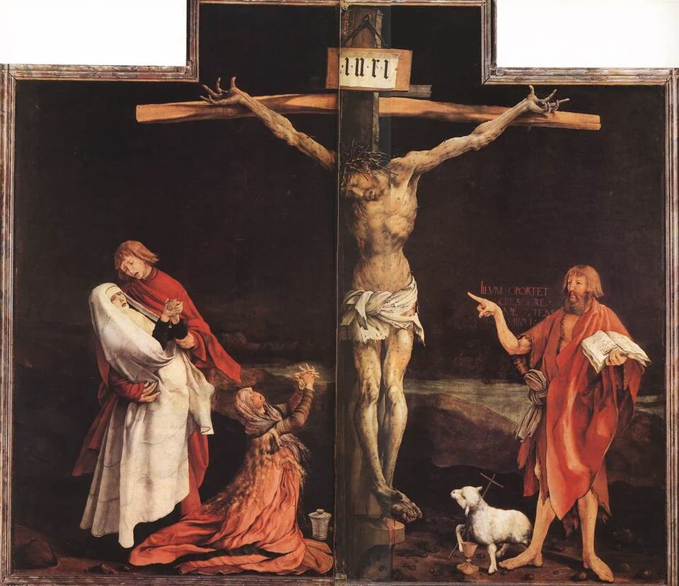 Crucifixion from the Isenheim Altarpiece, by Matthias Grünewald
