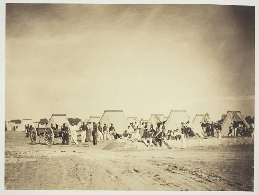 Artillery Encampment, Camp de Châlons, by Gustave Le Gray