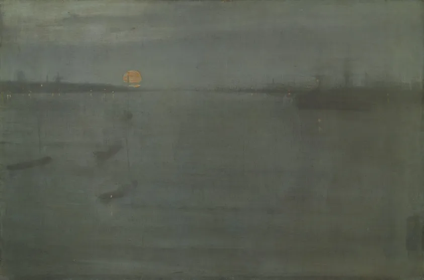 Nocturne: Blue and Gold—Southampton Water, by James McNeill Whistler