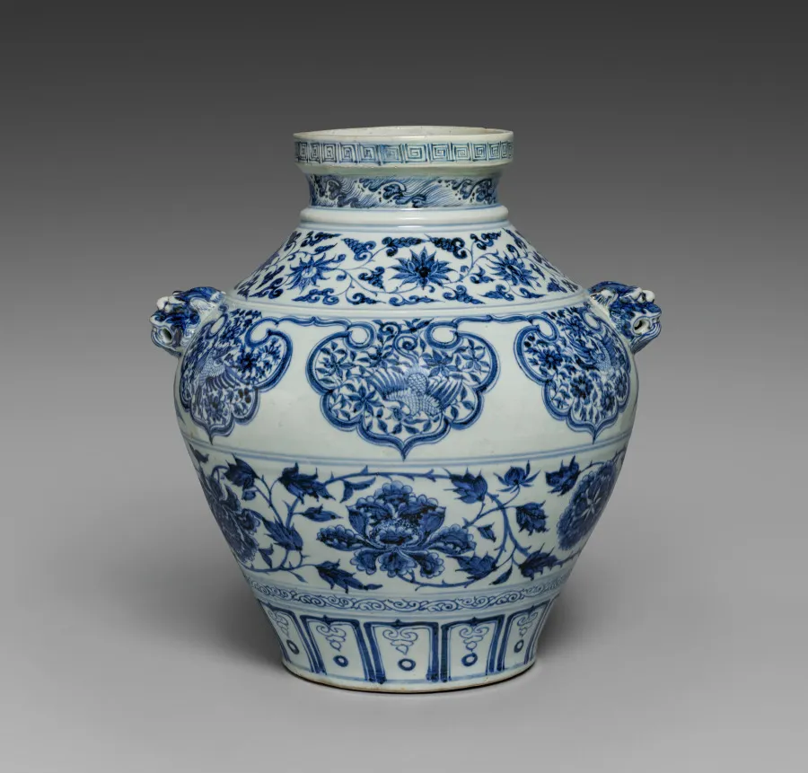 Jar with Lion-Head Handles, by Unknown artist