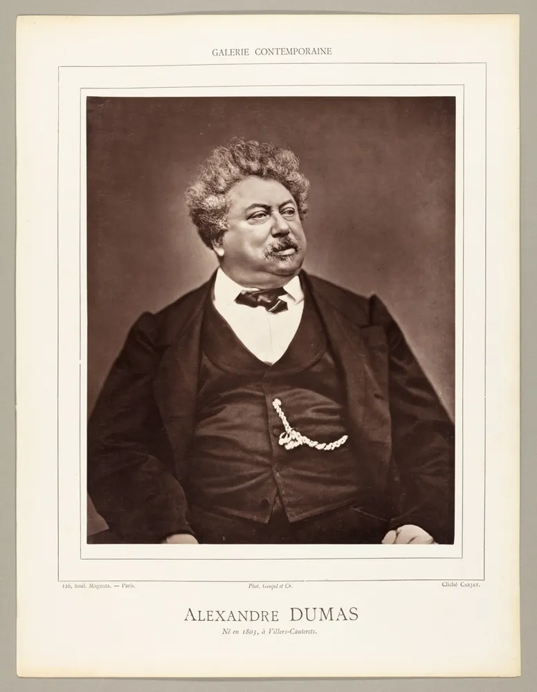 Alexandre Dumas (French novelist and playwright, 1802-1870), by Etienne Carjat