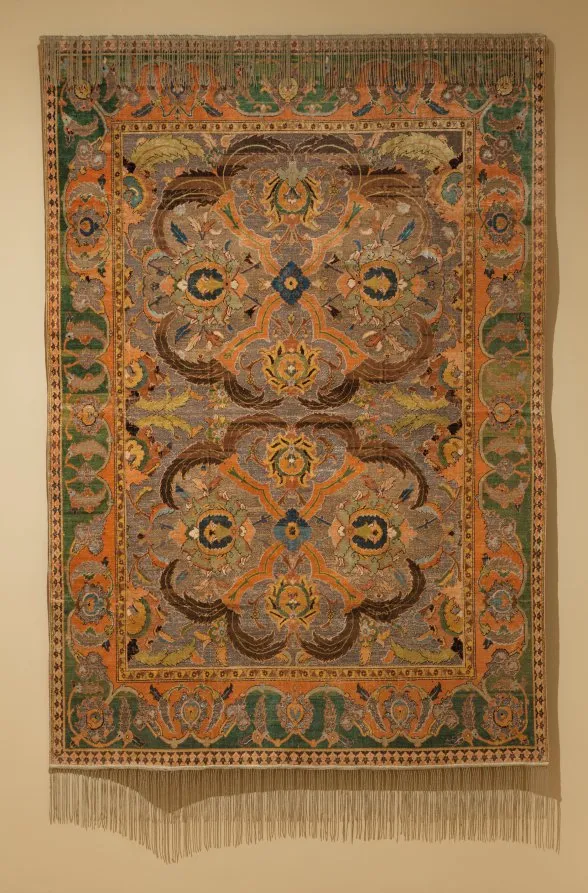 Royal Carpet with Silk and Metal Thread, by Unknown artist