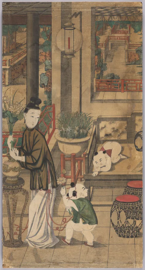 Gusu Beauties of the Four Seasons–Summer, by Unknown artist