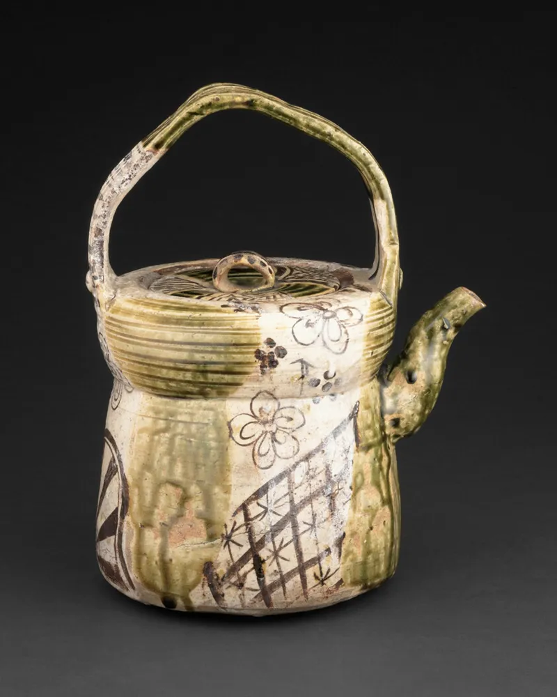 Oribe-Type Ewer, by Unknown artist
