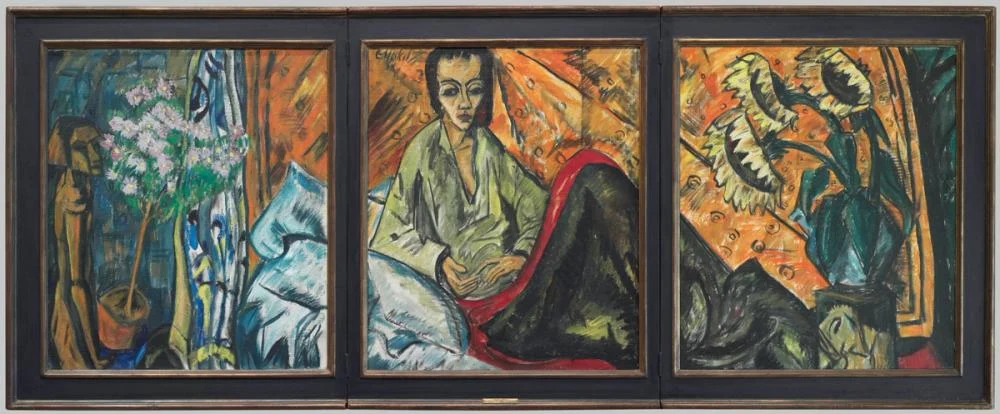 Convalescing Woman, by Erich Heckel
