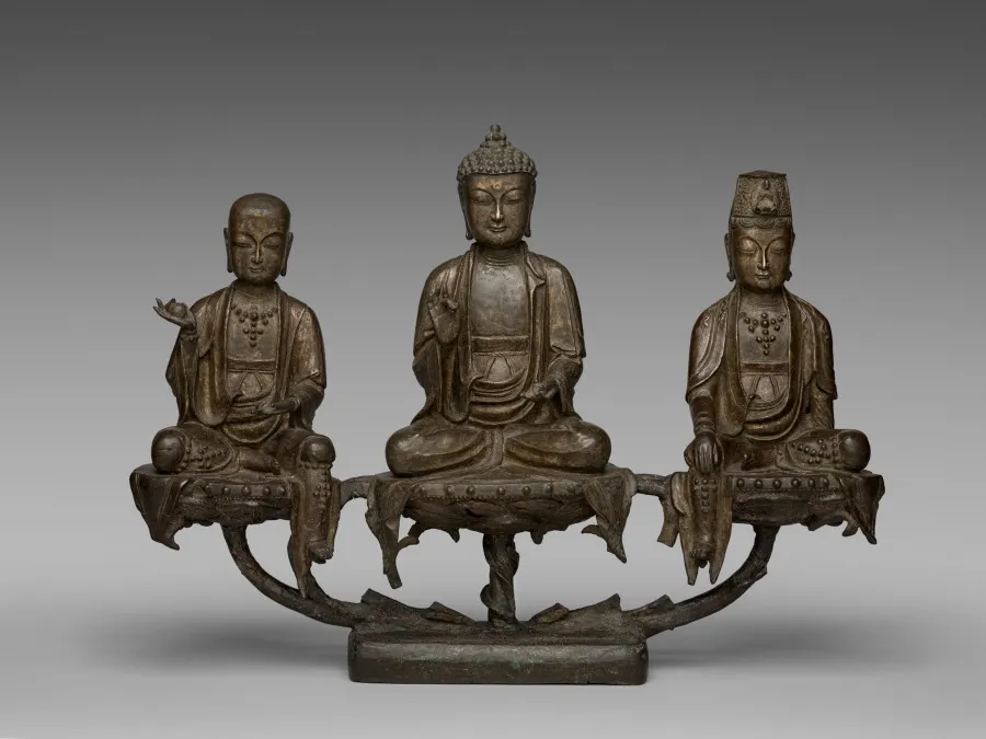 Amitabha Triad, by Unknown artist