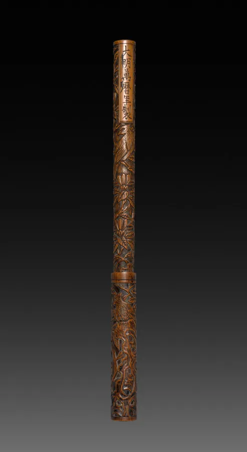 Brush with Carved Design, by Unknown artist