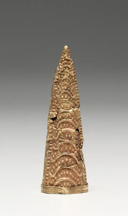 Knife-sheath tip (sika boha), by Unknown artist
