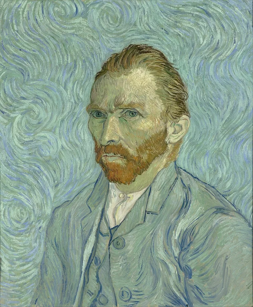 Self-portrait, by Vincent van Gogh