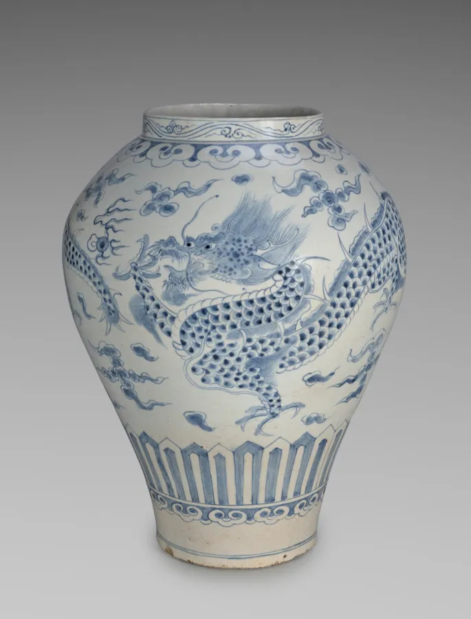 Jar with Dragon Design, by Unknown artist