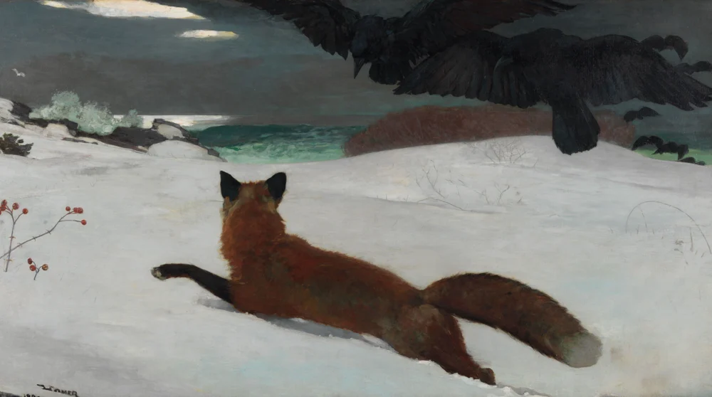 The Fox Hunt, by Winslow Homer
