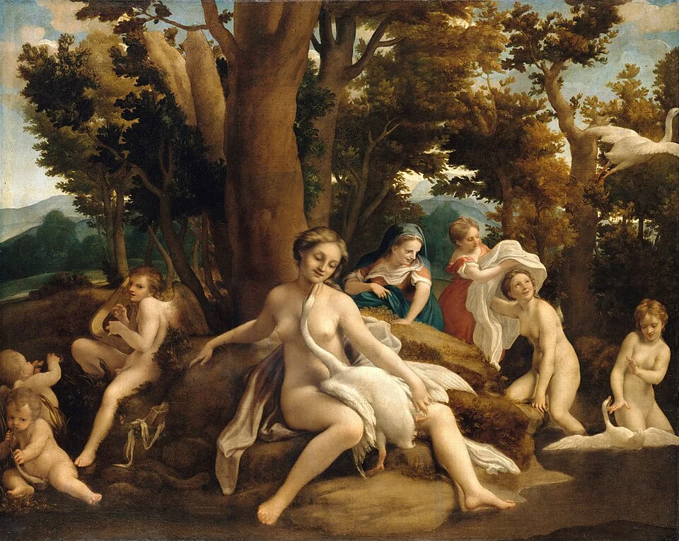 Leda and the Swan, by Correggio