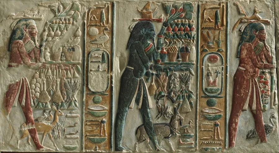 Nome Gods Bearing Offerings, by Unknown artist