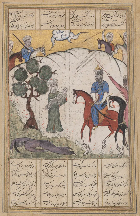 A scene of the life of Alexander from the Sharaf-nameh, by Unknown artist
