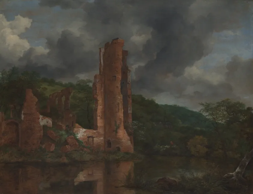 Landscape with the Ruins of the Castle of Egmond, by Jacob van Ruisdael