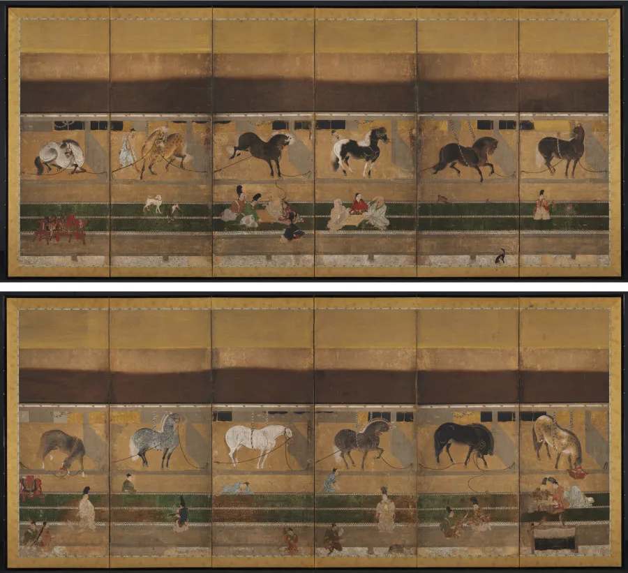 Horse Stable, by Unknown artist
