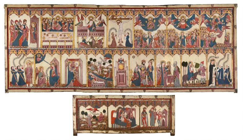 Retable and Frontal of the Life of Christ and the Virgin, by Spanish