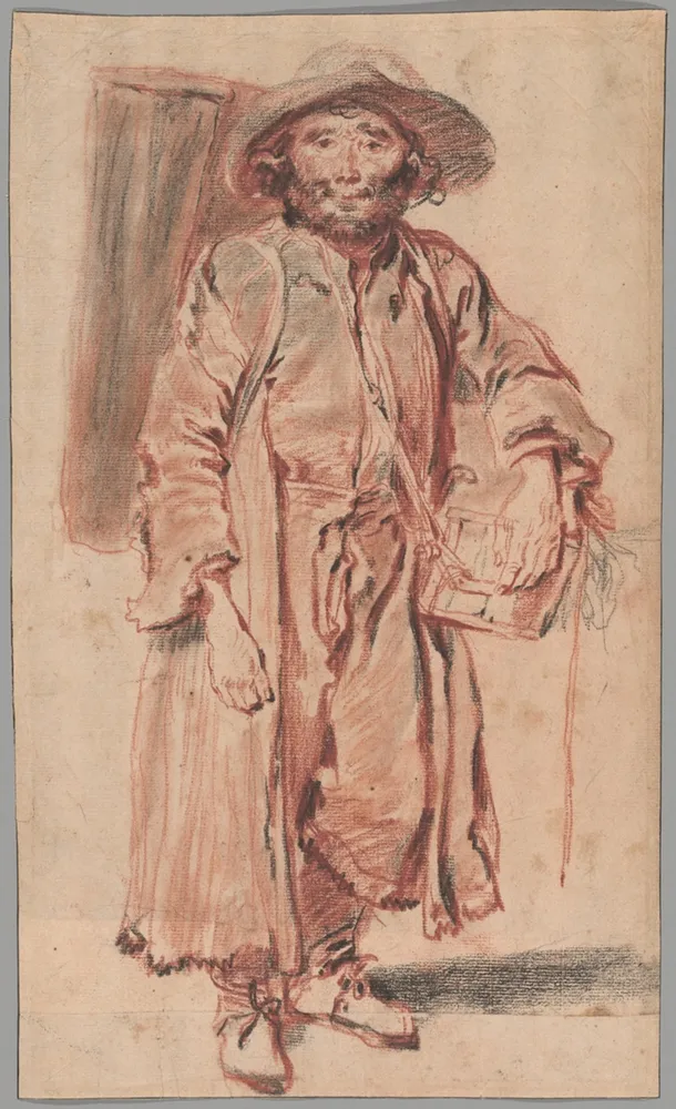 The Old Savoyard, by Jean Antoine Watteau
