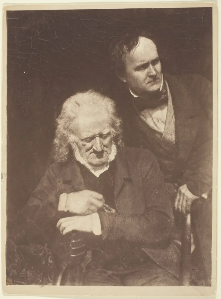 Portrait of Two Men (John Henning and Alexander Handyside Ritchie), by David Octavius Hill