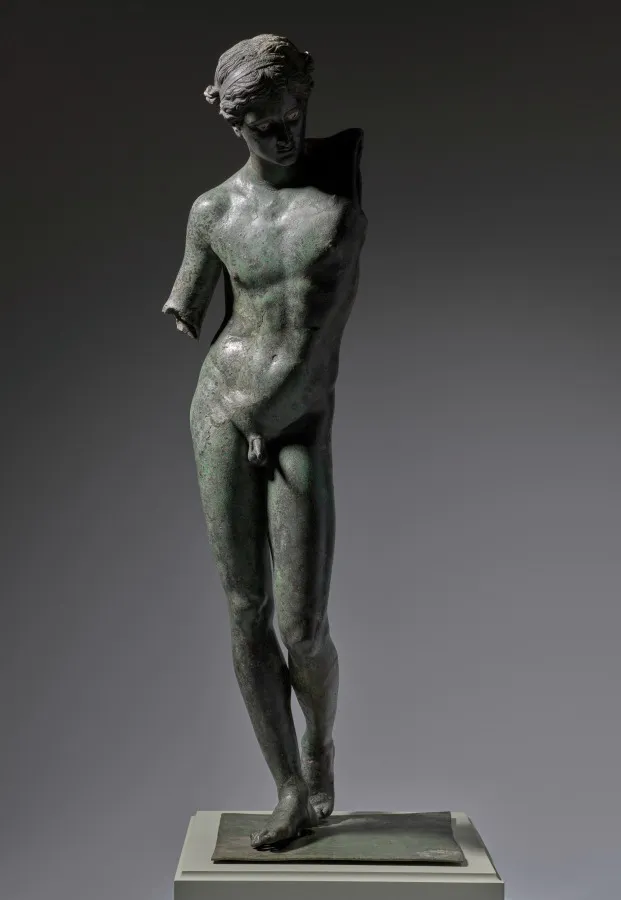 The Cleveland Apollo: Apollo Sauroktonos (Lizard-Slayer) or Apollo the Python-Slayer, by Praxiteles