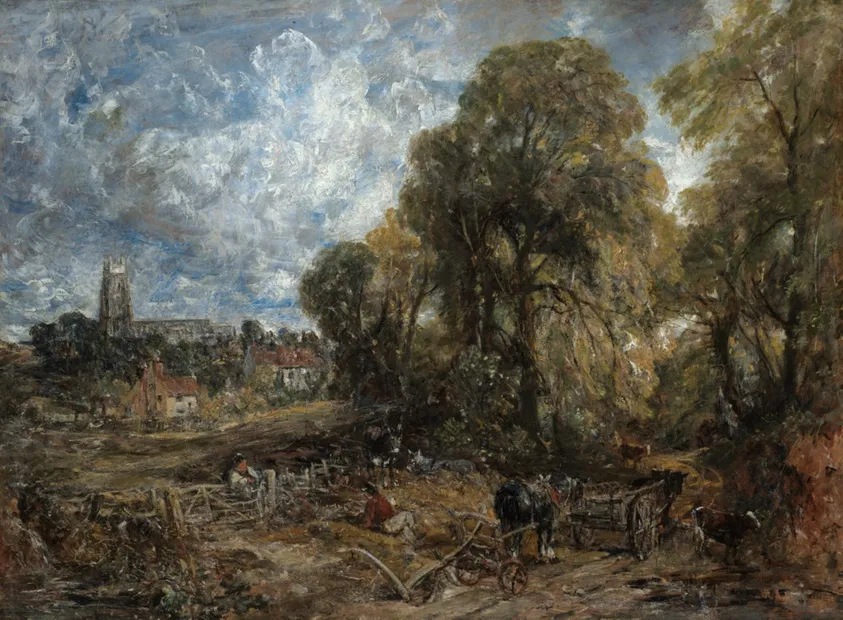 Stoke-by-Nayland, by John Constable