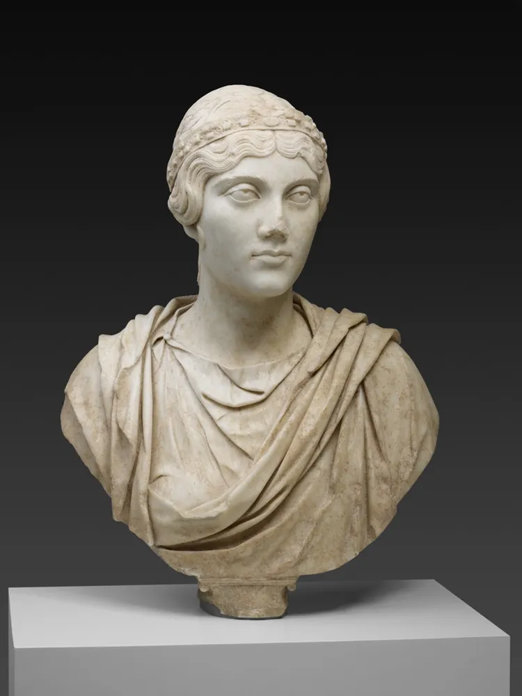 Portrait Bust of a Woman, by Ancient Roman