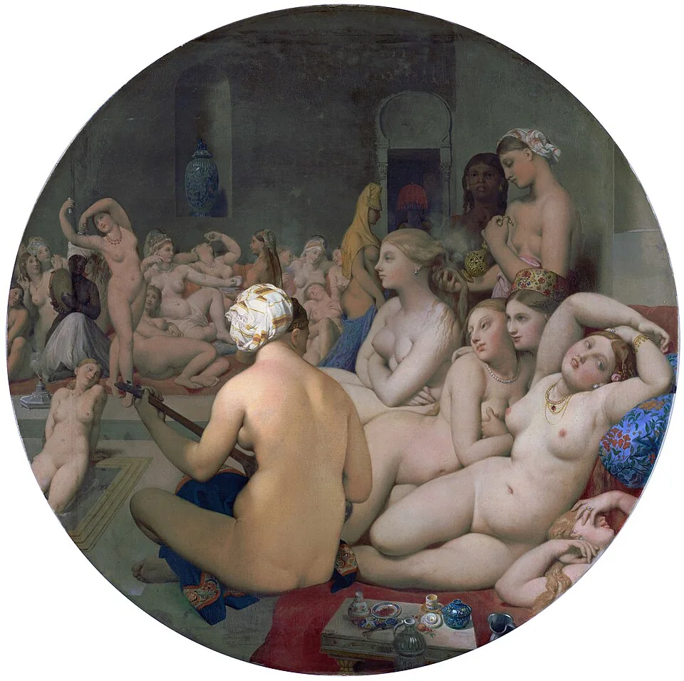 The Turkish Bath, by Ingres