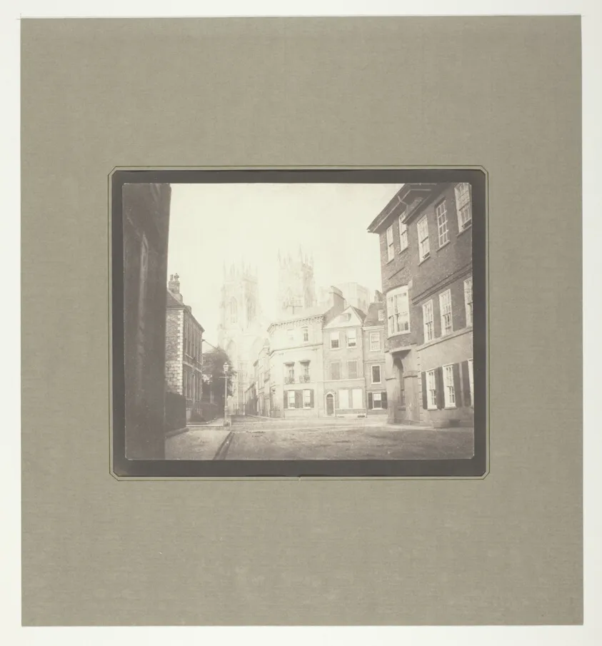 "A Scene in York" - York Minster from Lop Lane, by William Henry Fox Talbot