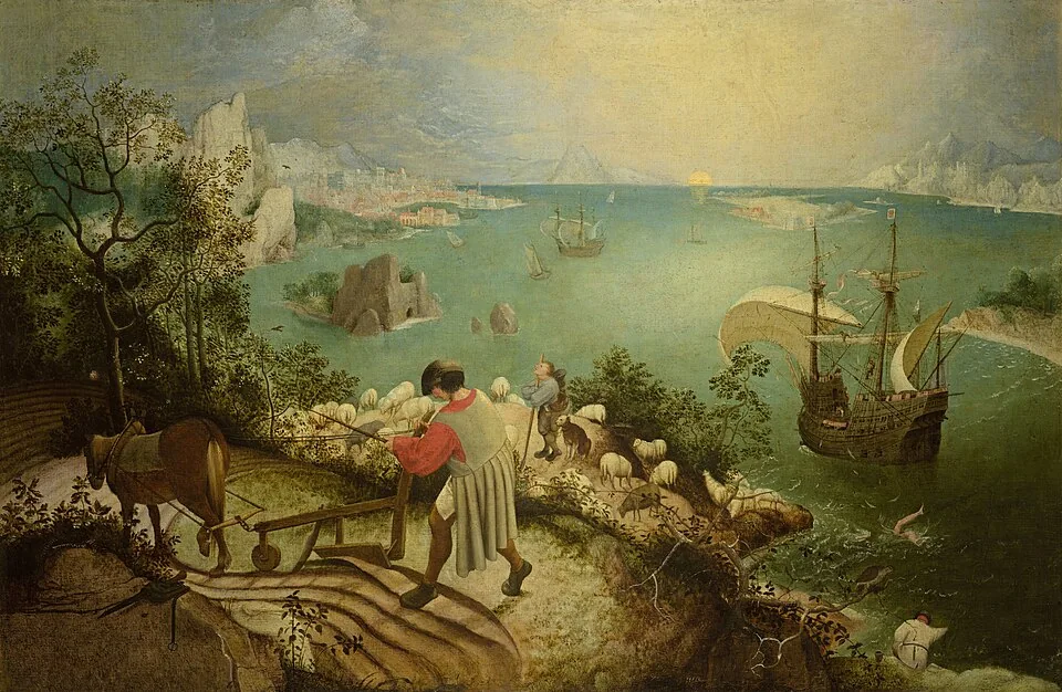 Landscape with the Fall of Icarus, by Pieter Brueghel the Elder