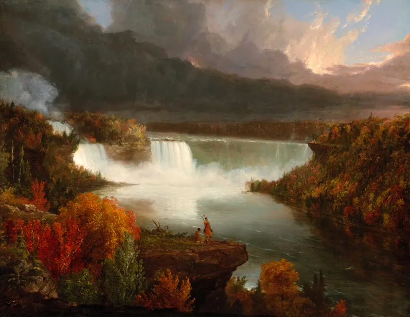 Distant View of Niagara Falls, by Thomas Cole