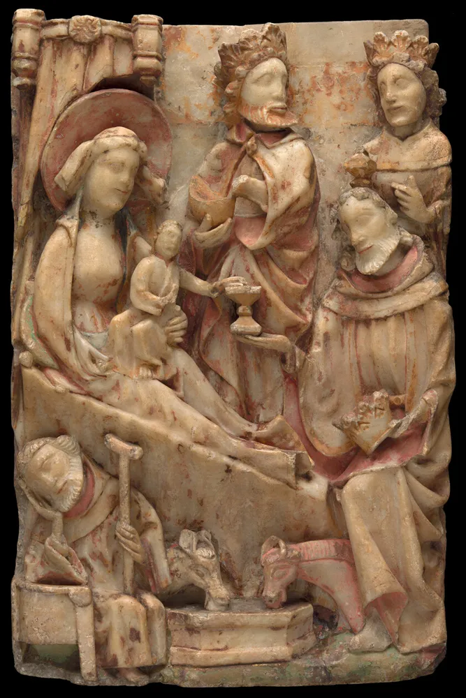 Adoration of the Magi, by English