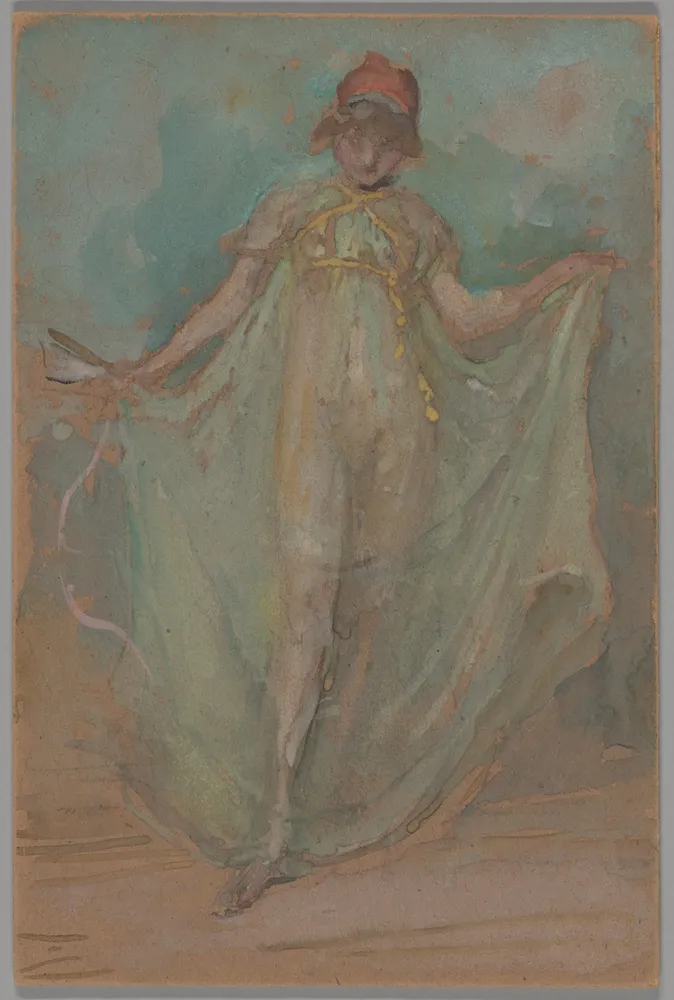 Green and Blue: The Dancer, by James McNeill Whistler
