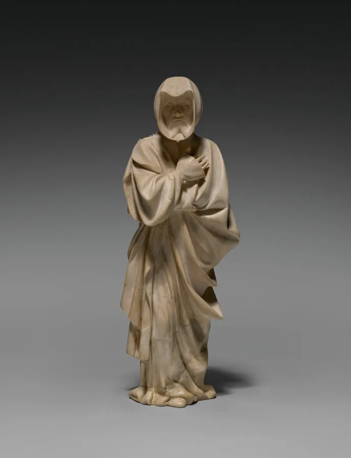 Mourner from the Tomb of Philip the Bold, Duke of Burgundy (1364–1404), by Claus de Werve