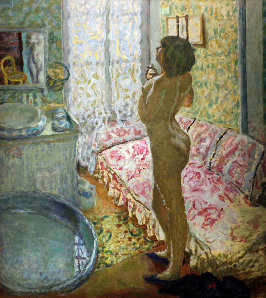 Backlit Nude, by Pierre Bonnard